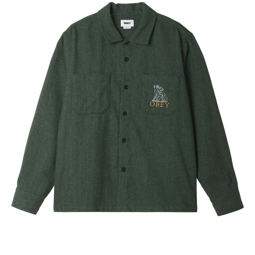 *NWT Sold Out* Obey - Blake Shirt in Cedar Multi Green size XL